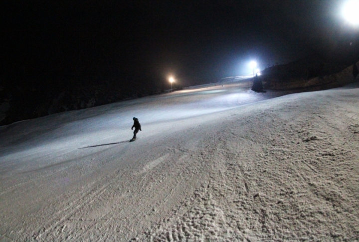 This season the night rides started in December and are held every Thursday and Saturday. Photo by Vladimir Prokopenko©