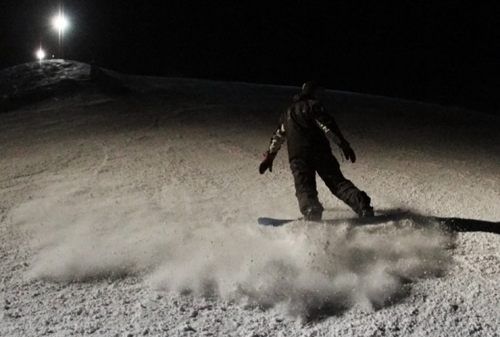 The slope is 1,800 meters long. Photo by Vladimir Prokopenko©