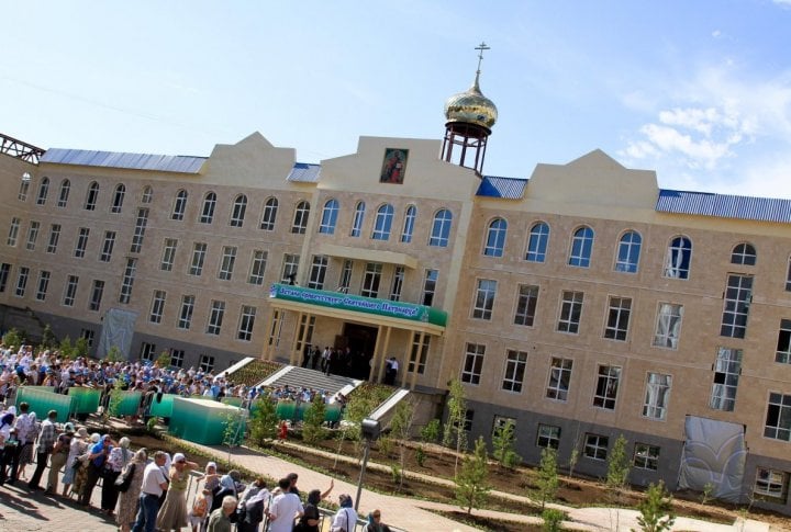 The newly-built building of the Synod of Kazakhstan’s Orthodox Church and the spiritual center. Photo by Danial Okassov©