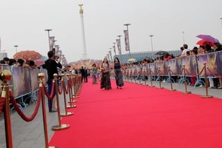 Traditional red carpet. Photo by Danial Okassov©