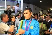 Kazakhstan Olympic boxing team came back home