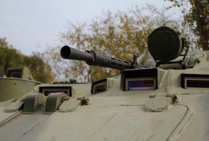 Military vehicles of the peace-makers. Photo by Yaroslav Radlovskiy©