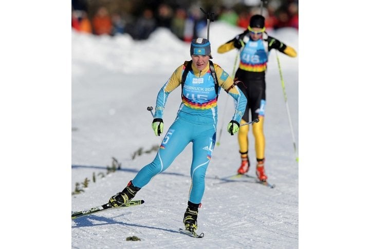 Galina Vishnevskaya, 18 (biathlon). Prize-winner of the Junior Olympics and the World Junior Championship.