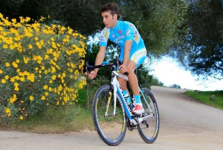 Fabio Aru (Italy). Photo courtesy of Astana cycling team's Facebook page