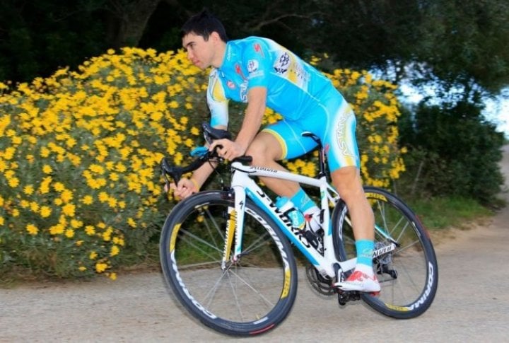 Arman Kamyshev (Kazakhstan). Photo courtesy of Astana cycling team's Facebook page