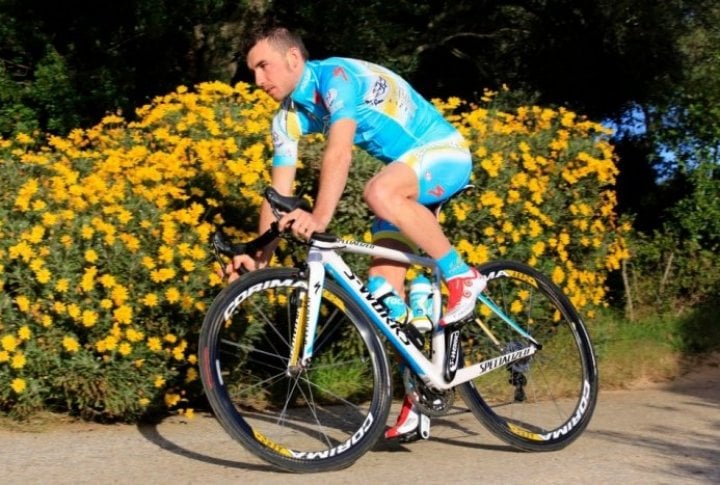 Francesco Gavazzi (Italy). Photo courtesy of Astana cycling team's Facebook page