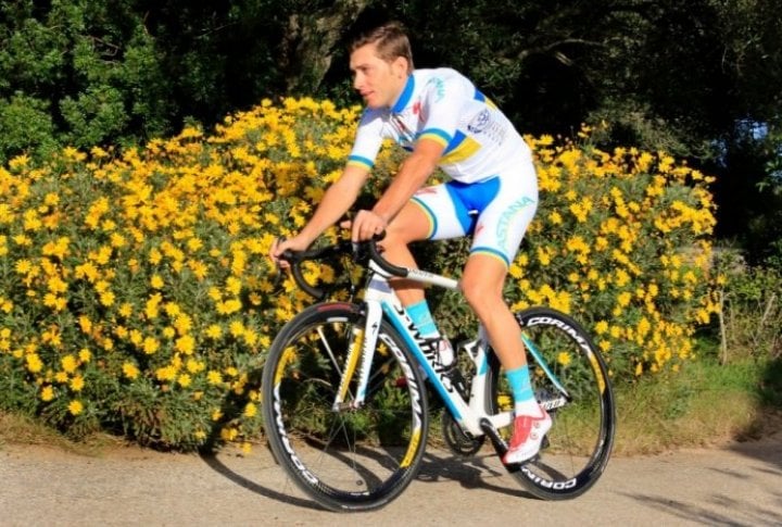 Andrey Grivko (Ukraine). Photo courtesy of Astana cycling team's Facebook page