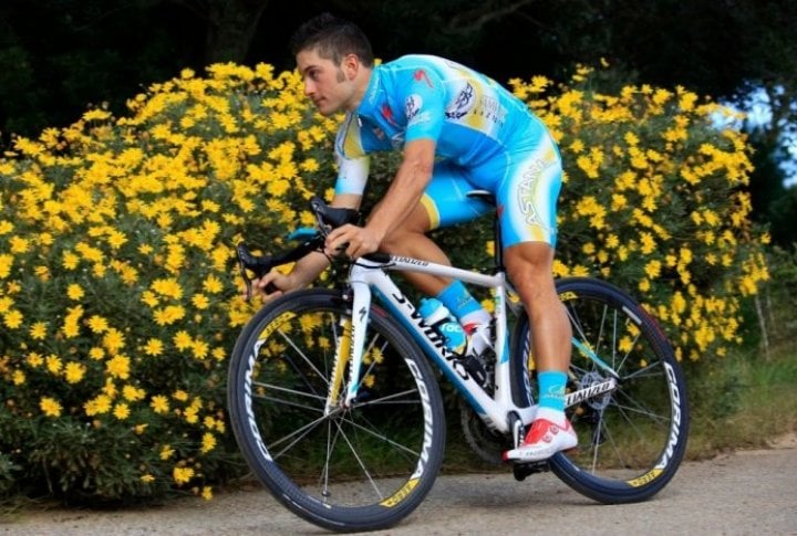 Andrea Guardini (Italy). Photo courtesy of Astana cycling team's Facebook page