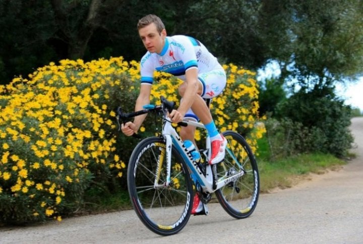 Tanel Kangert (Estonia). Photo courtesy of Astana cycling team's Facebook page