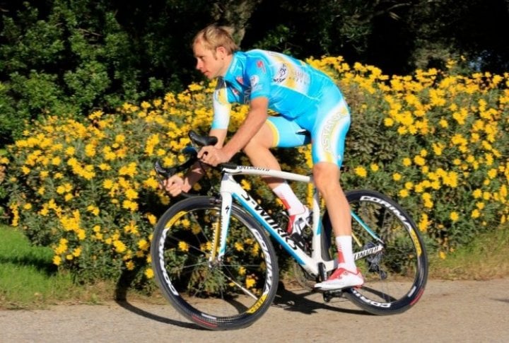 Andrey Kashechkin (Kazakhstan). Photo courtesy of Astana cycling team's Facebook page