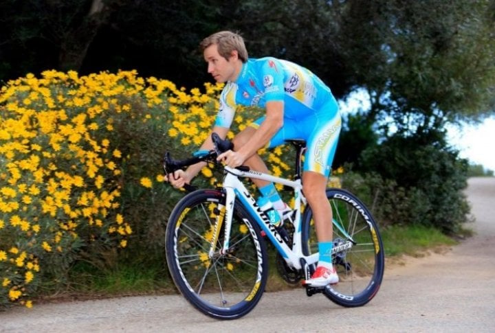 Fredrik Kessiakoff (Sweden). Photo courtesy of Astana cycling team's Facebook page