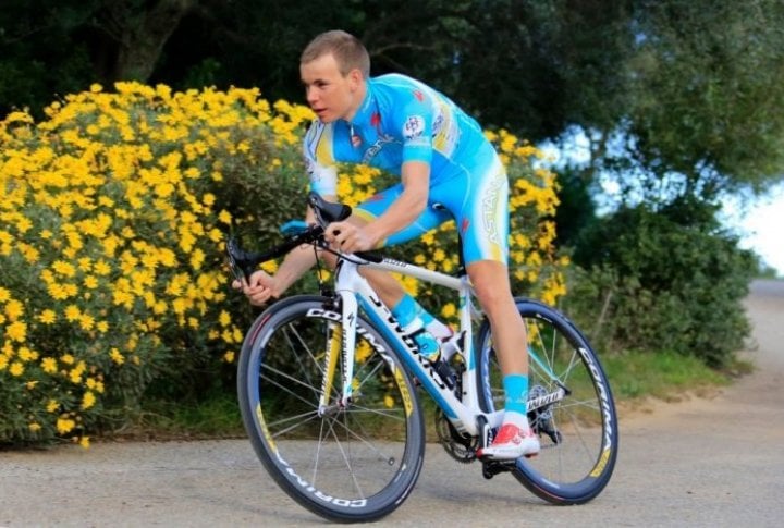 Yegor Silin (Russia). Photo courtesy of Astana cycling team's Facebook page