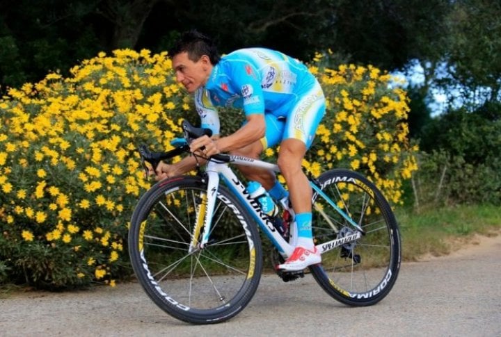 Paolo Tiralongo (Italy). Photo courtesy of Astana cycling team's Facebook page