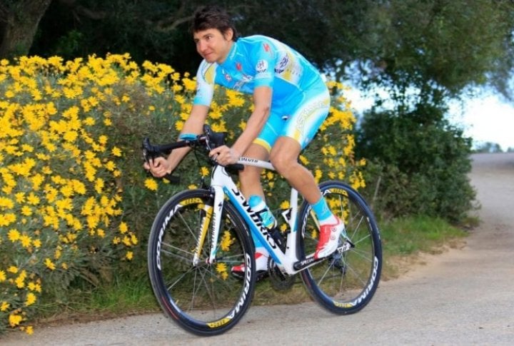 Andrey Zeits (Kazakhstan). Photo courtesy of Astana cycling team's Facebook page