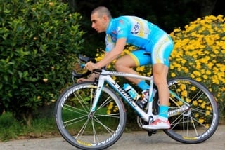 Valerio Agnoli (Italy). Photo courtesy of Astana cycling team's Facebook page