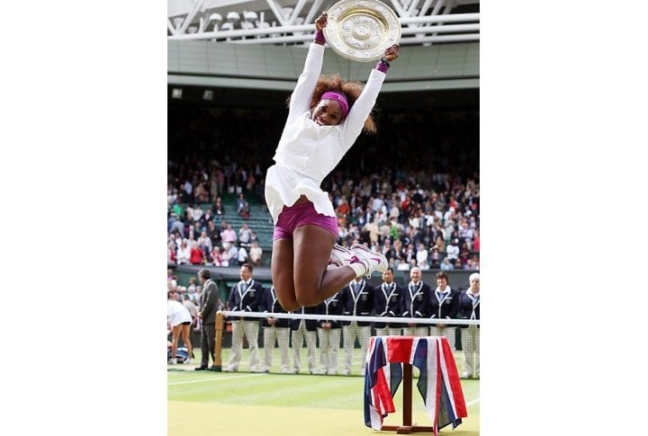 Serena Williams won Wimbledon for the fifth time. Photo courtesy of SI.com