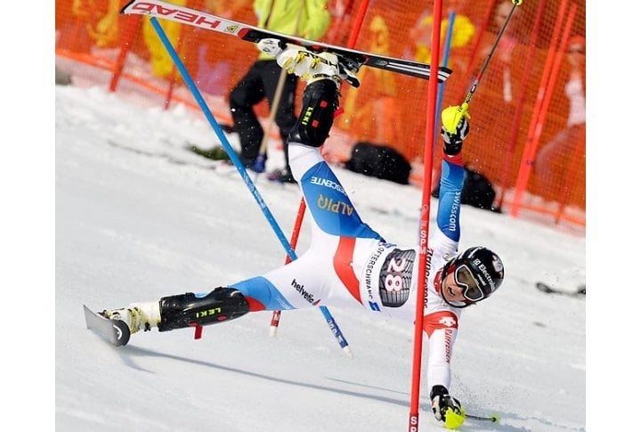 Swiss skier Wendy Holdener at the World Cup Slalom event in Germany. Photo courtesy of SI.com