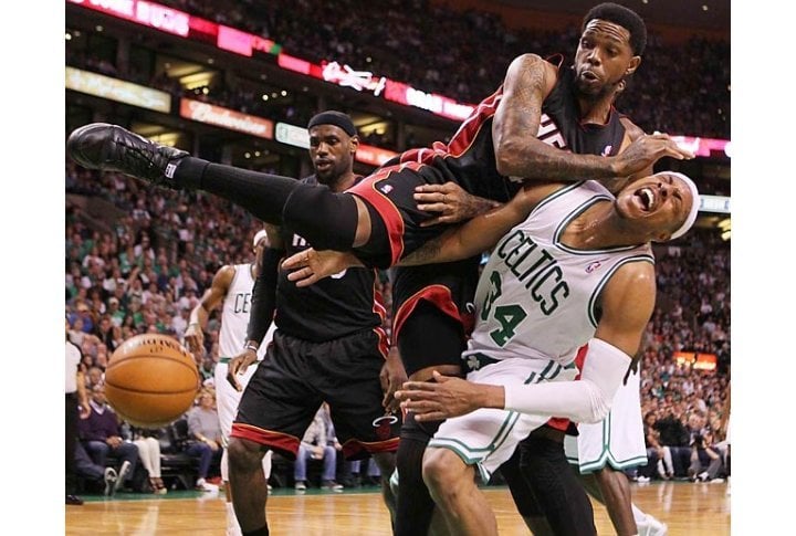 Paul Pierce during Game 4 of the Eastern Conference Finals. Photo courtesy of SI.com