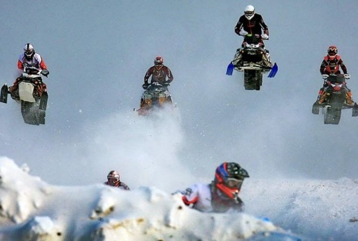 Snowcross World Championship event in Russia. Photo courtesy of SI.com