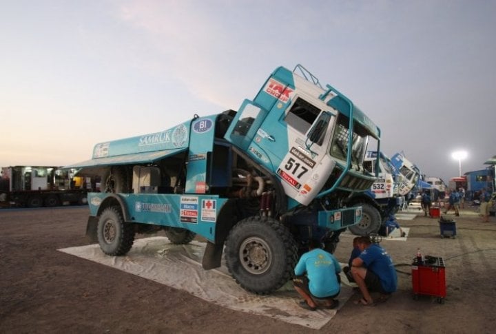 KAMAZ of Arthur Ardavichus, Aleksey Nikizhev and Nurlan Turlubayev. Photo by RaceFace Sports Media Syndicate