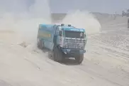 Astana team at the third stage of Dakar