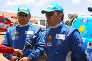 Fifth stage of Dakar-2013 - Kazakhstan racers