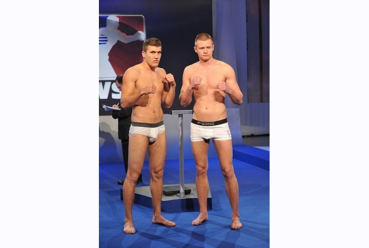 Light heavyweight category: Abdelhafid Benchabla vs Ainar Karlson. Photo courtesy of WSB official website