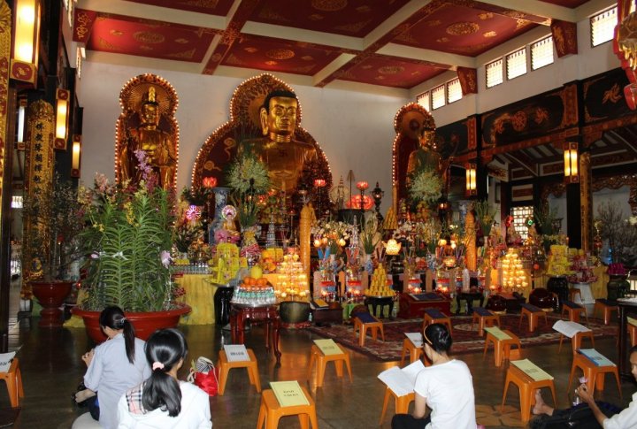 Temple in the center of Ho Chi Minh City. Photo by Roza Yessenkulova©