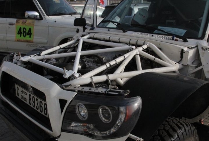 The offroader of Kanat Shagirov and Aleksander Moroz. Tengrinews.kz©