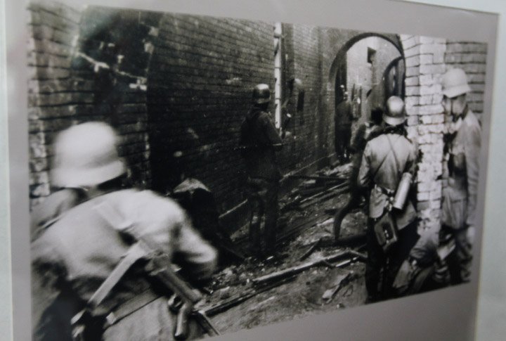 German soldiers breaking into the fortress. June, 1941.