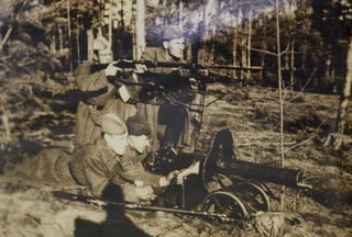 Machinegun troops of military school 455 of rifle regiment in 1940