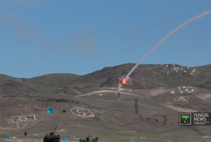 Ground and Air Forces made real rocket launches, bombardments, demonstrated field firing from all types of weapons. Photo by Vladimir Prokopenko©