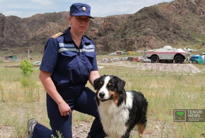 Kazakhstan Emergency Situations Ministry covers the cost of food and medicine for rescue dogs. Photo by Vladimir Prokopenko©