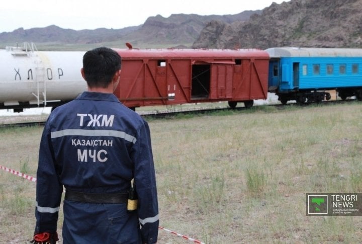 A training platform for railroad rescue operations. Photo by Vladimir Prokopenko©