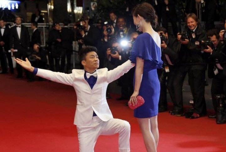 Actor Wang Baoqiang and his wife Ma Rong. ©REUTERS