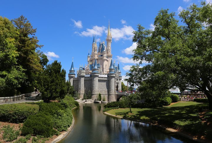 Cinderella Casle is seen from any part of the park. Photo by Yaroslav Radlvoskiy©