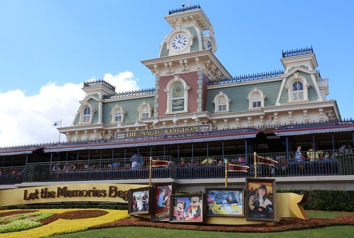 Central rail station of the Magic Kingdom. Photo by Yaroslav Radlvoskiy©