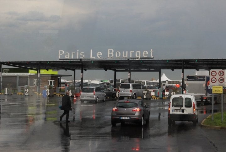 Le Bourget airport hosted the air show. Photo by Roza Yessenkulova©