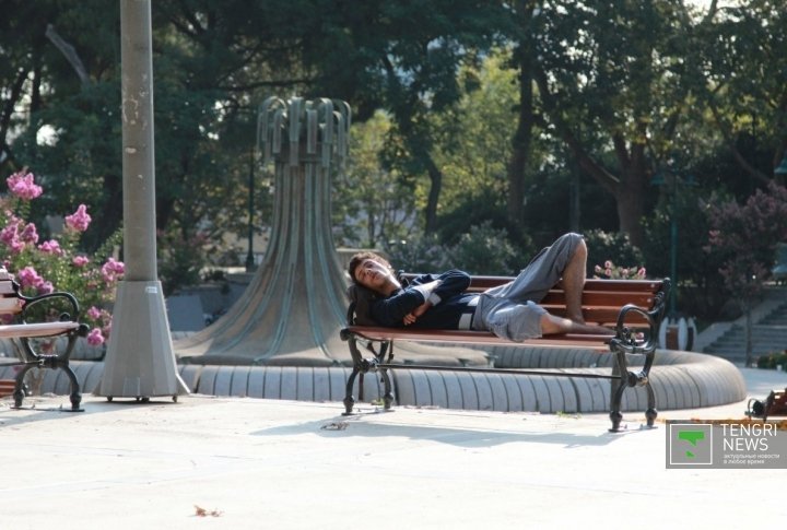 Morning in Gezi Park. According to local citizens, different protests were held here. Photo by Vladimir Prokopenko©