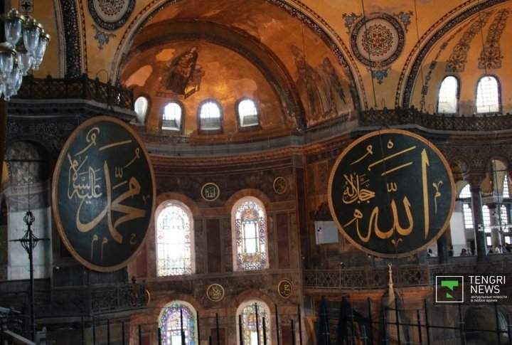 After Constantinople was conquered the cathedral was turned into a mosque and in 1934 it became a museum. Photo by Vladimir Prokopenko©