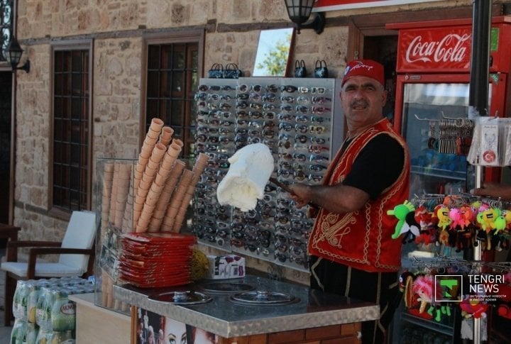 Traditional Turkish ice-cream. Photo by Vladimir Prokopenko©