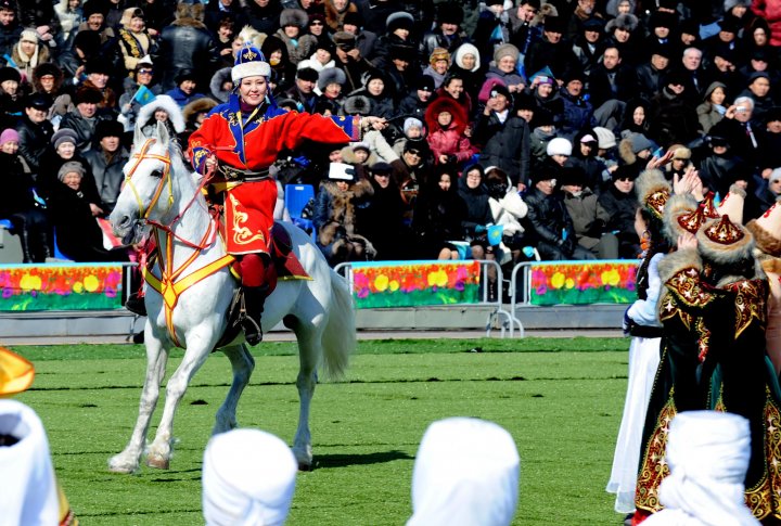 Астанадағы Наурыз тойынан көріністер ©Мансұр Хамит