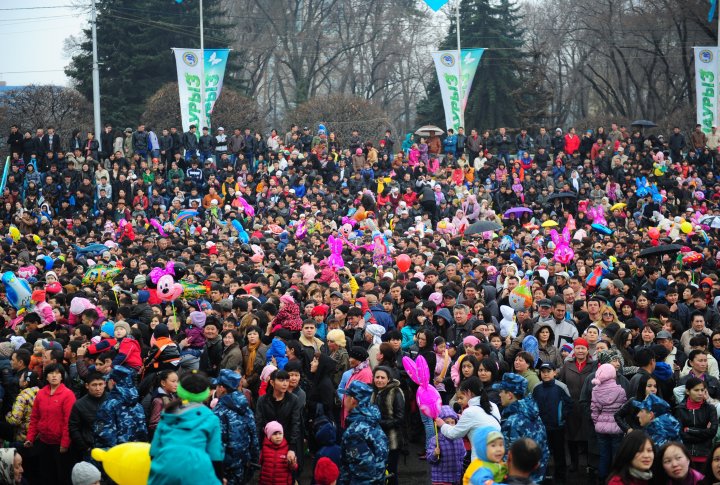 Алматыдағы Наурыз тойынан көріністер ©Нұрғиса Елеубеков