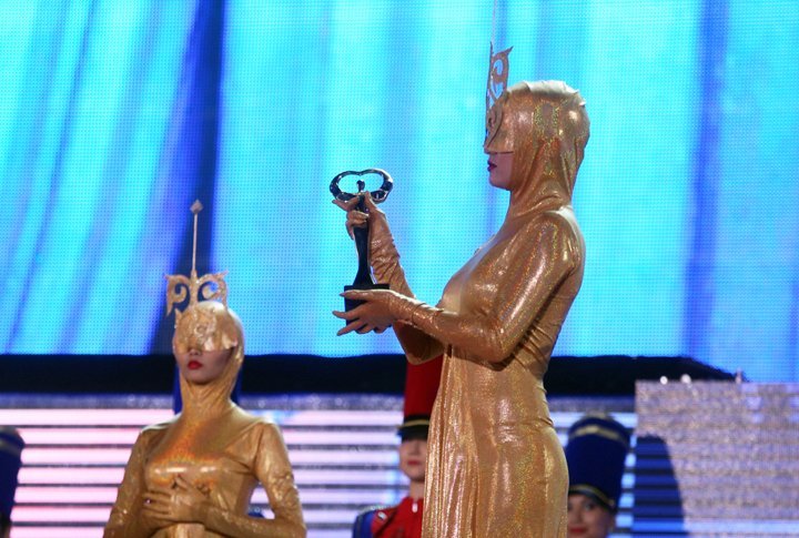 Мерейтойлық статуэткалар. ©Ярослав Радловский