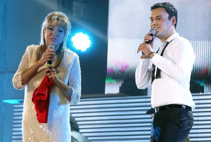 Нағима Есқалиева ұлы Диас Абылаевпен "Арго" әнін орындады. ©Ярослав Радловский