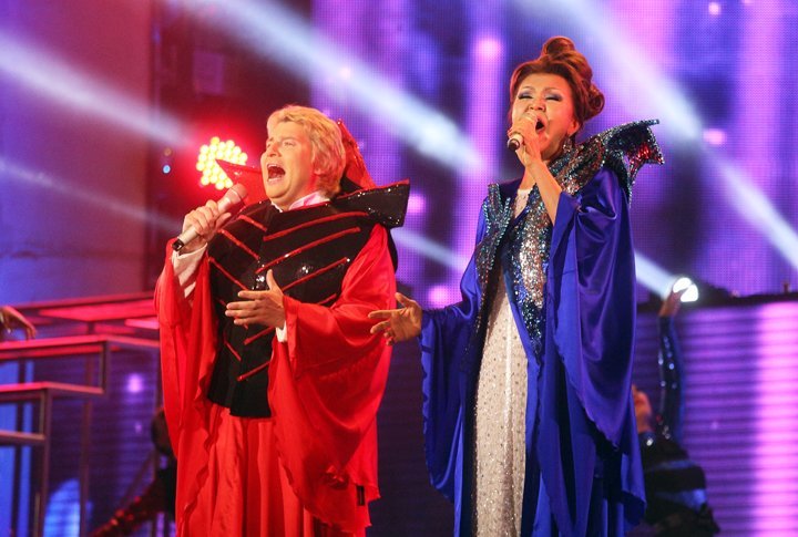 Николай Басков және Дариға Назарбаева. ©Ярослав Радловский