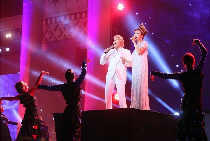 Николай Басков және Дариға Назарбаева. ©Ярослав Радловский