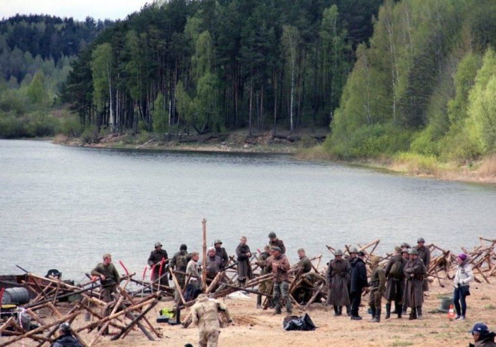 Фильм түсірілімінде. © Айжан Түгелбаева