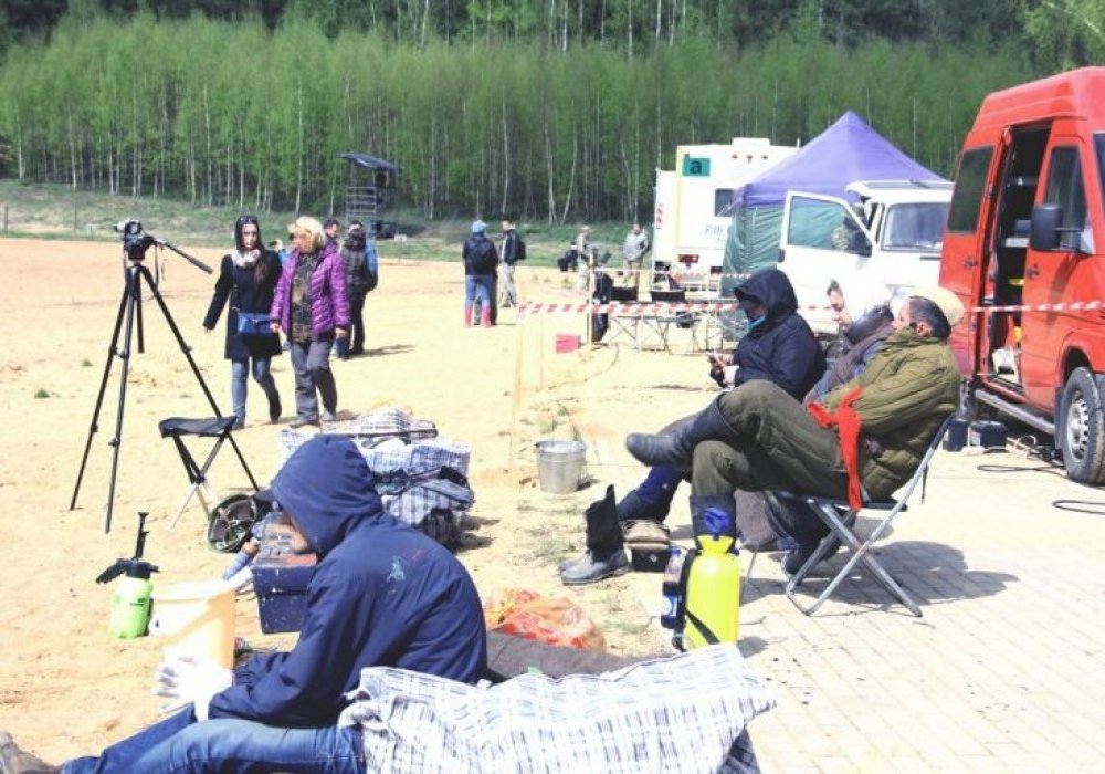 Фильм түсірілімінде. © Айжан Түгелбаева