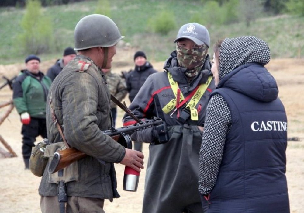 Түсірілім алаңында